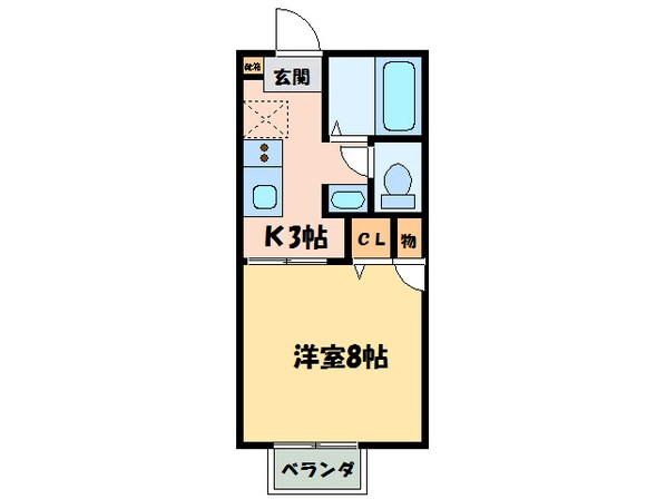 メゾントレビⅪの物件間取画像